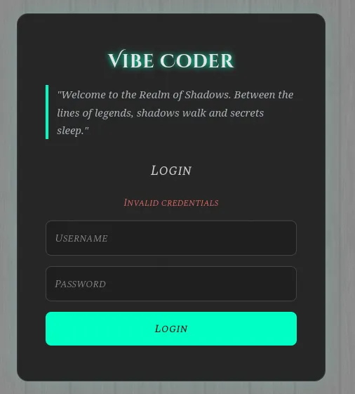 invalid_creds_error