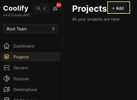 adding a project